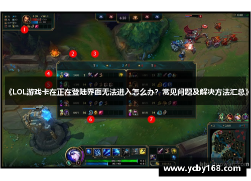 《LOL游戏卡在正在登陆界面无法进入怎么办？常见问题及解决方法汇总》